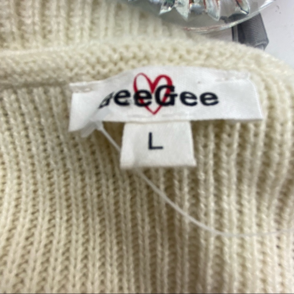 GeeGee Knitted Sweater Size Large - Picture 4 of 6